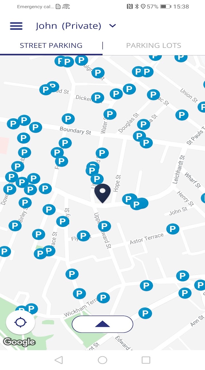 CellOPark Australia app screenshot 2
