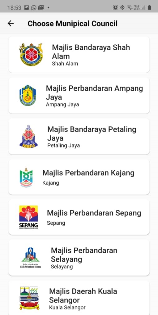 Flexi Parking app screenshot 2