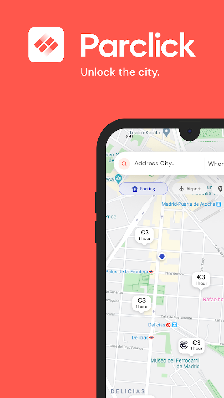 Parclick app screenshot 1