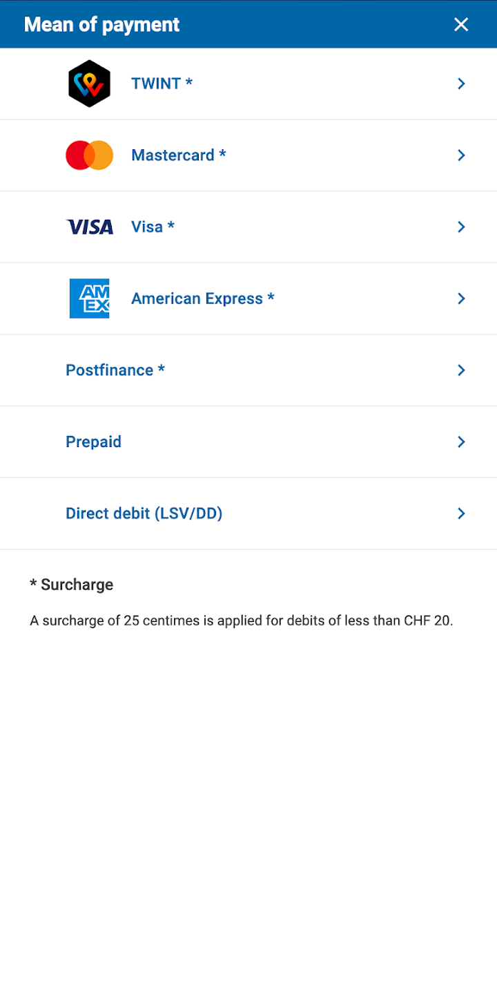 Parkingpay app screenshot 2