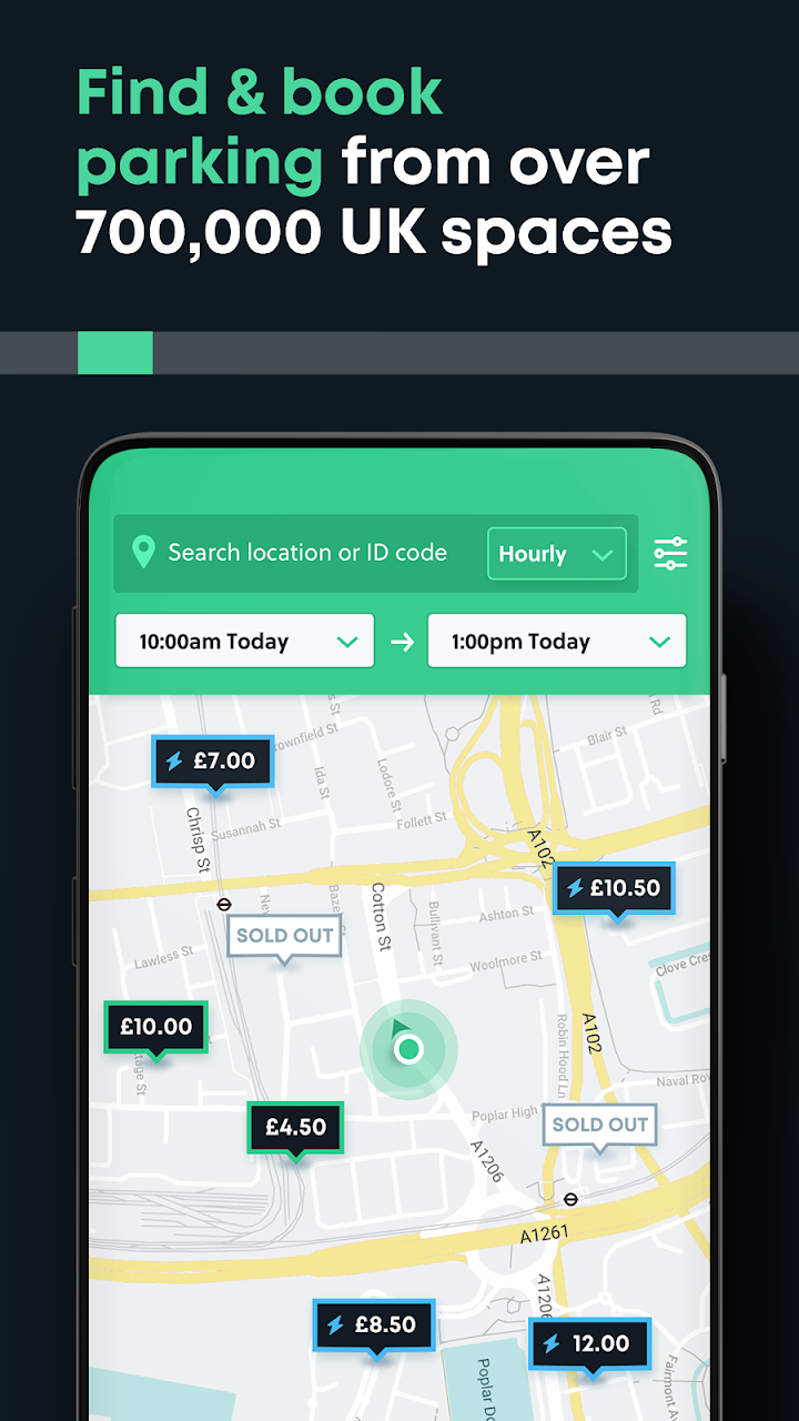 YourParkingSpace app screenshot 1