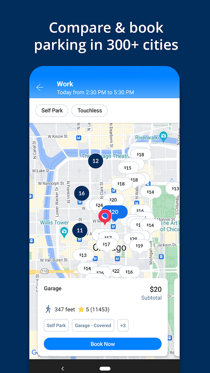 SpotHero app screenshot 2