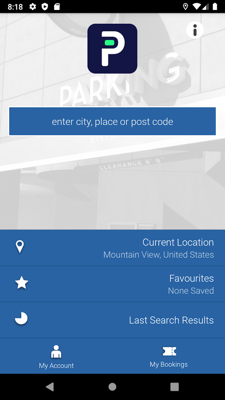 Parkopedia Parking app screenshot 1