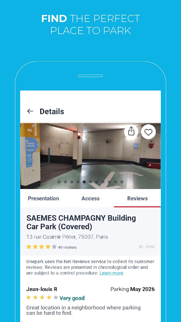 OnePark app screenshot 4