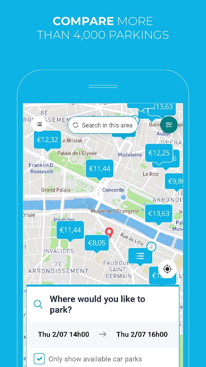 OnePark app screenshot 3