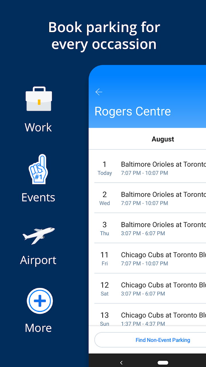SpotHero app screenshot 1