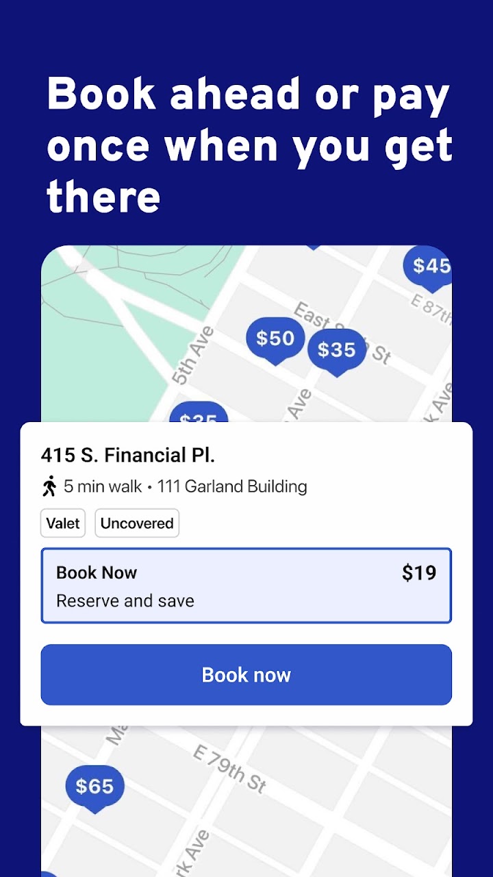 ParkWhiz app screenshot 2