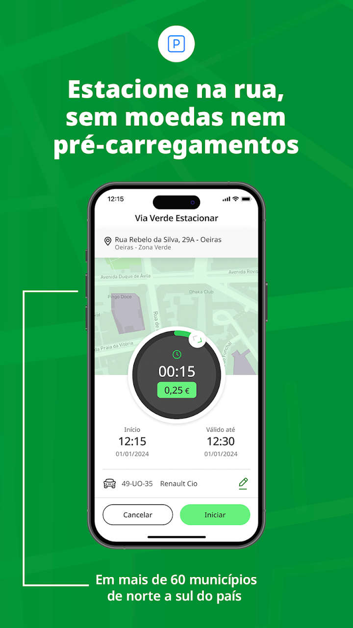 Via Verde Estacionar app screenshot 3
