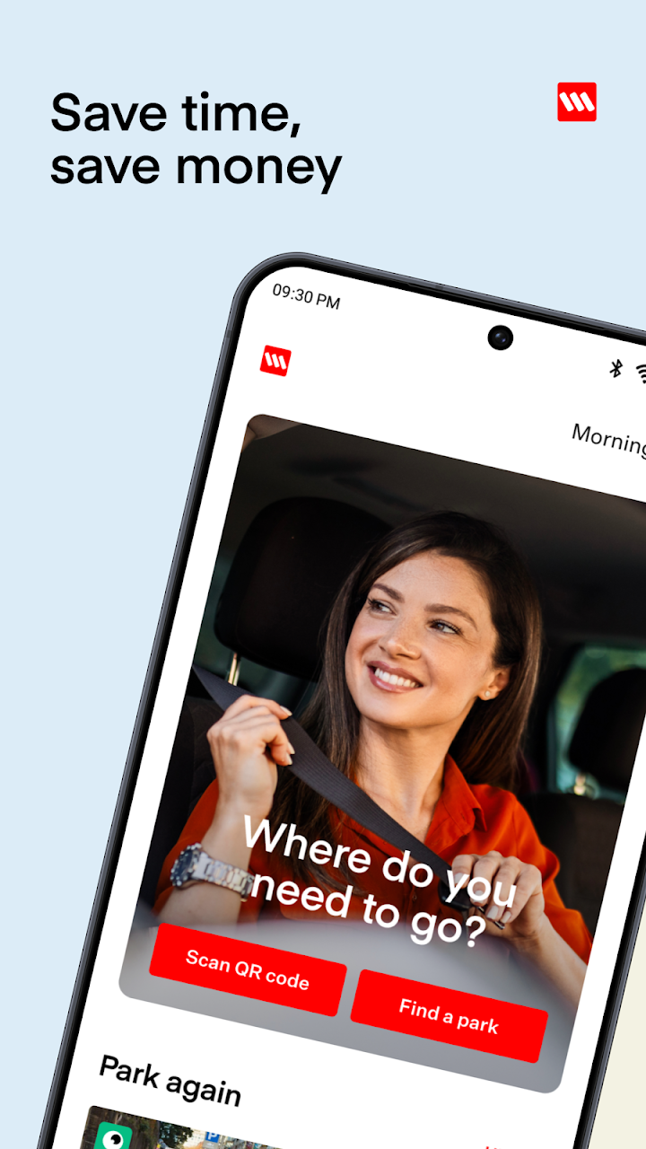 Wilson Parking app screenshot 1