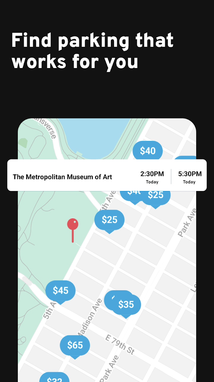 BestParking app screenshot 1