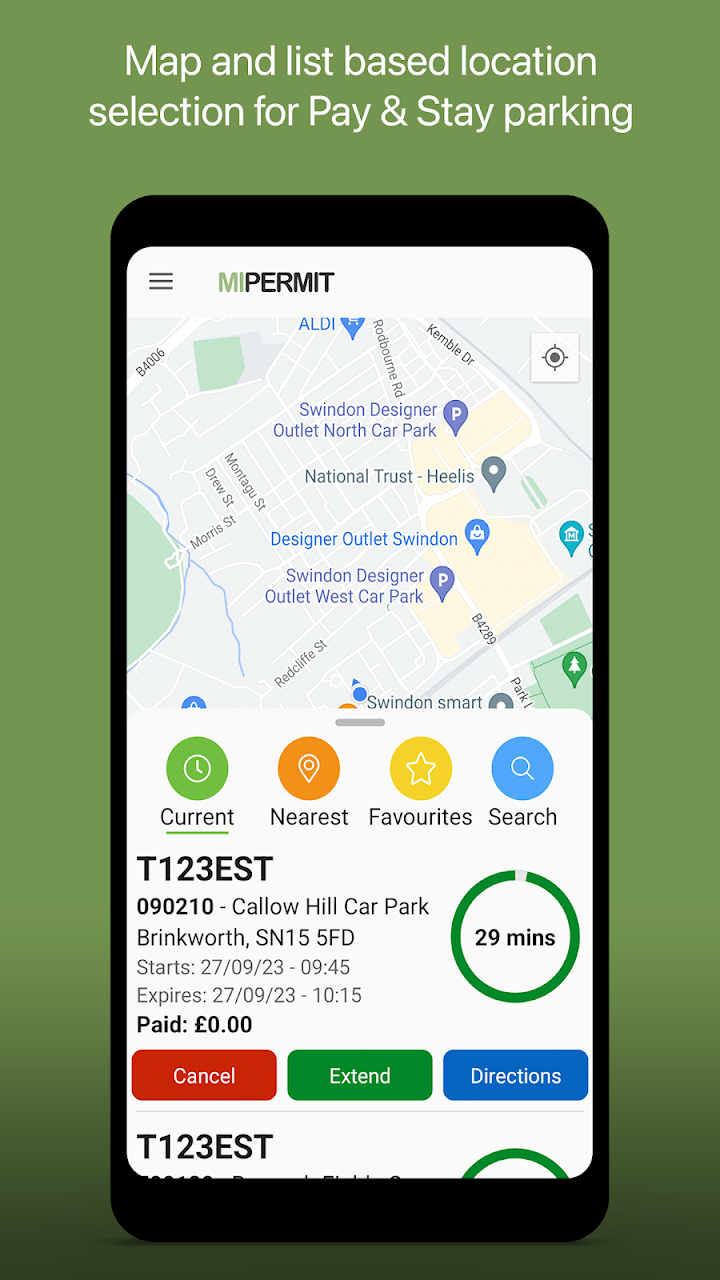 MiPermit app screenshot 1