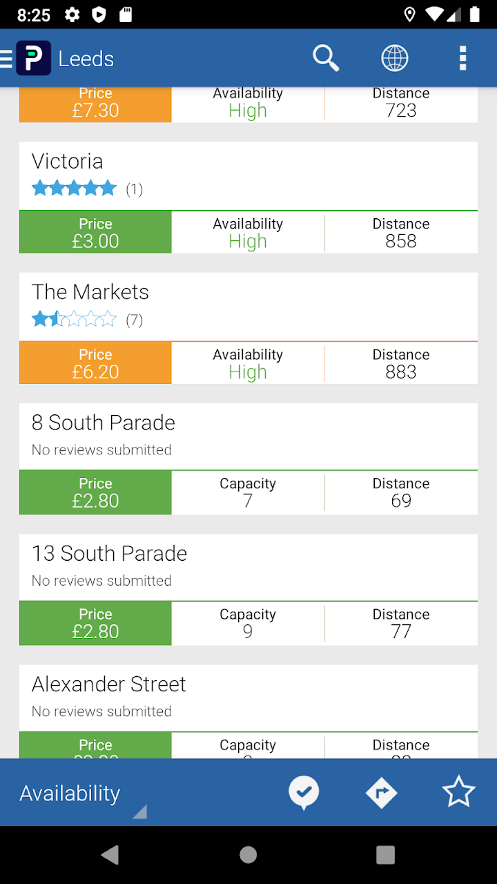 Parkopedia Parking app screenshot 3