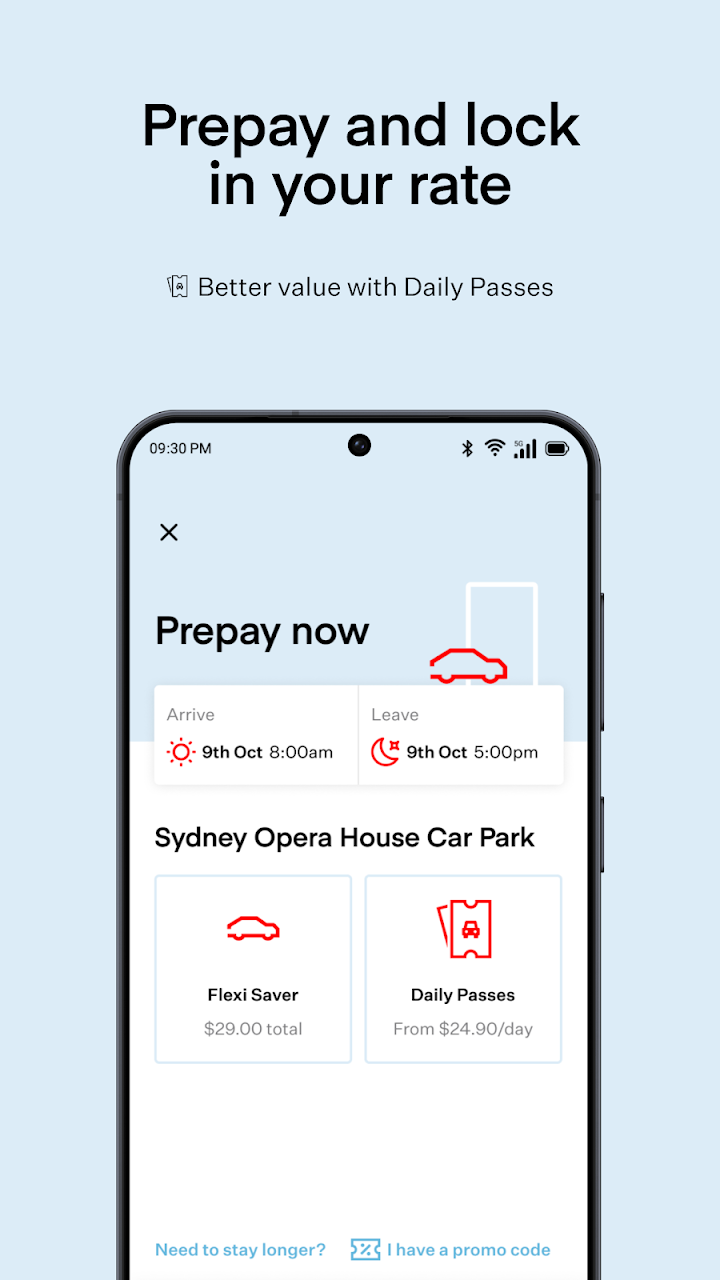 Wilson Parking app screenshot 4