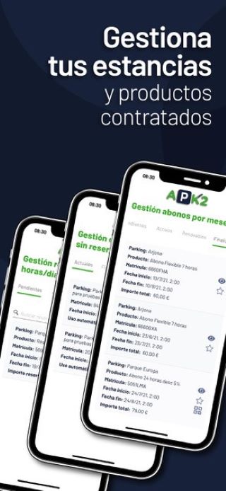 Aparcados app screenshot 3