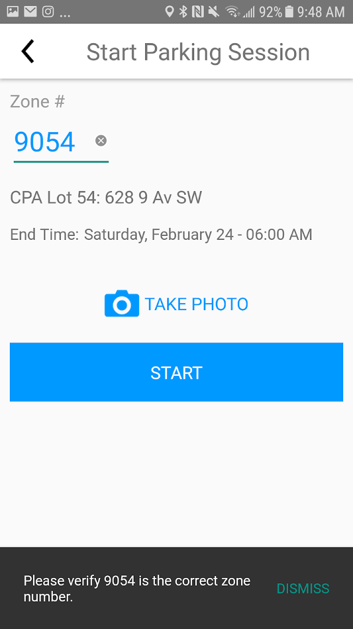 MyParking (ParkPlus) app screenshot 3