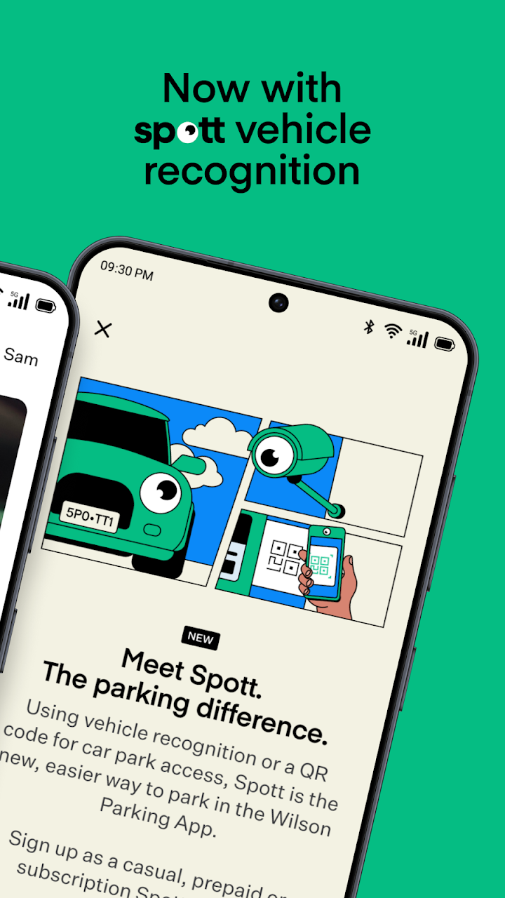Wilson Parking app screenshot 2