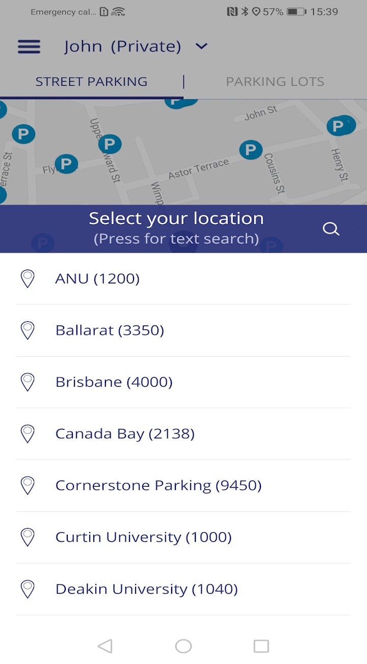 CellOPark Australia app screenshot 4