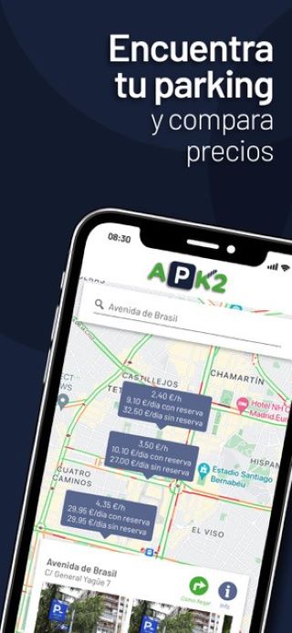 Aparcados app screenshot 1